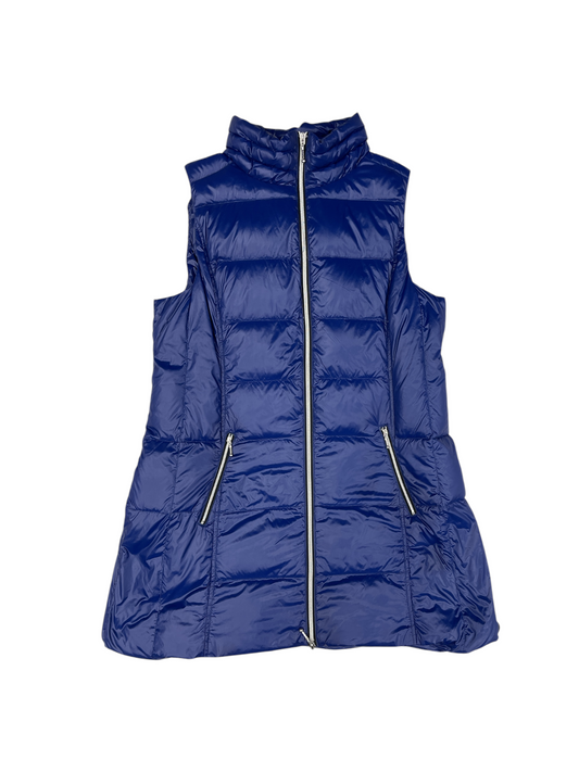 Vest Puffer & Quilted By Anarak In Blue, Size: Xl