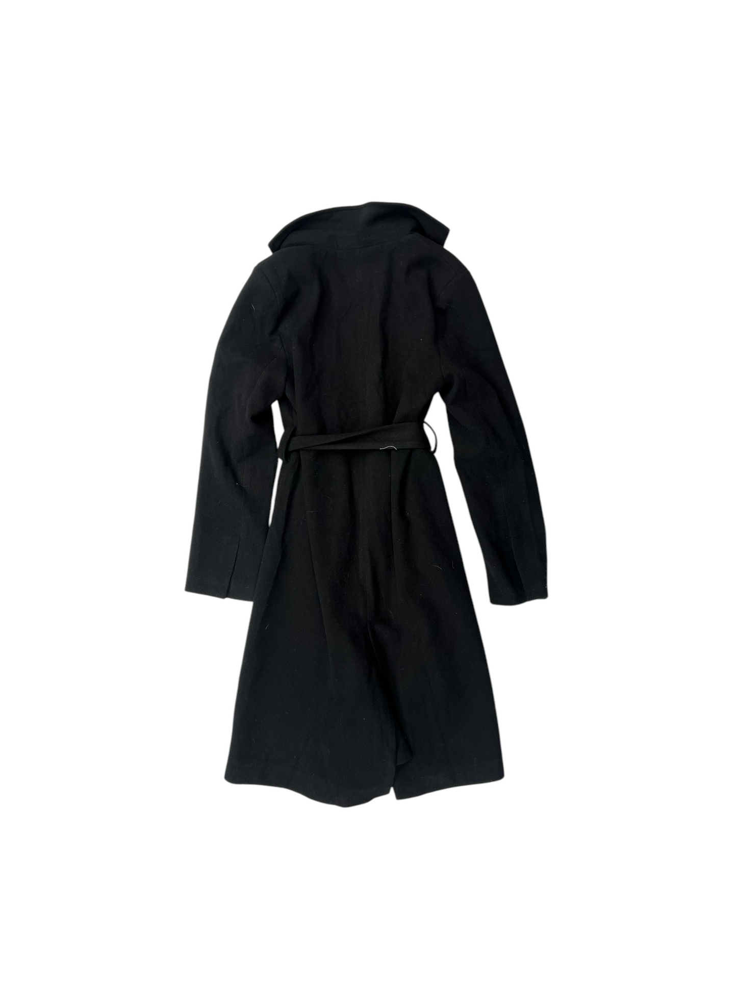 Coat Trench Coat By Lulus In Black, Size: S