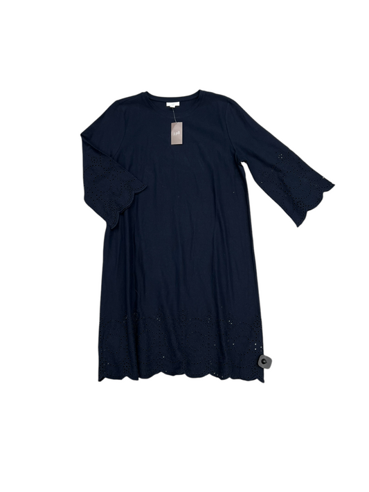 Dress Casual Midi By J. Jill In Navy, Size: M