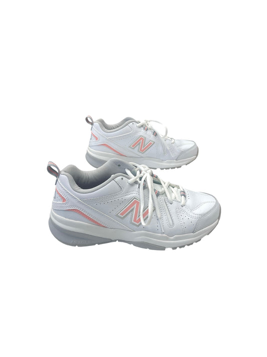 Shoes Athletic By New Balance In Pink & White, Size: 9