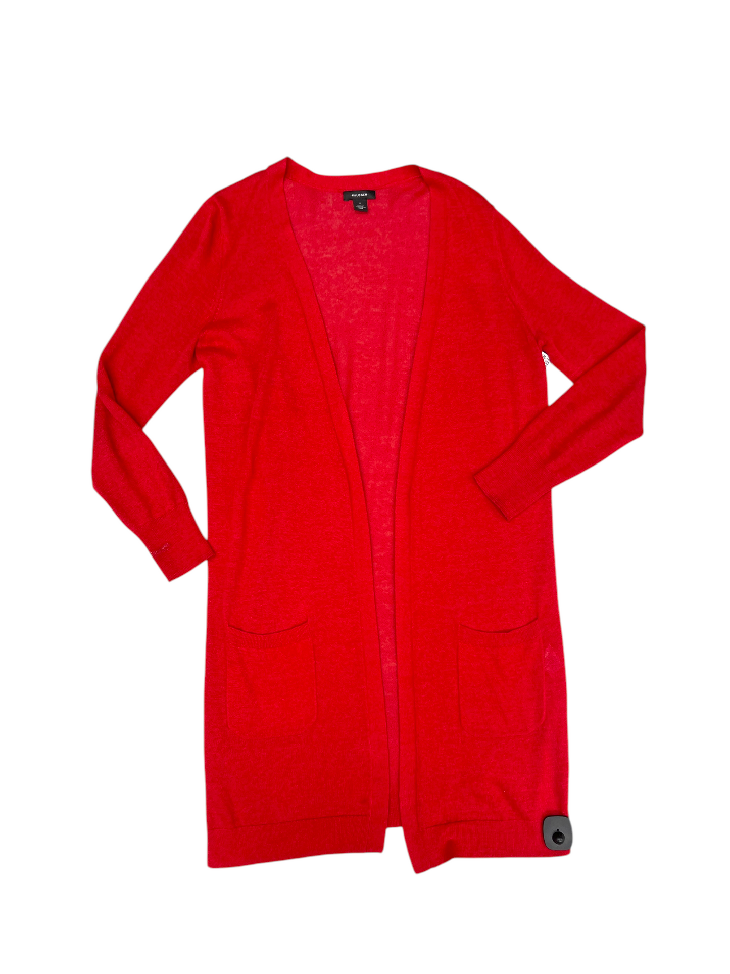 Cardigan By Halogen In Red, Size: S