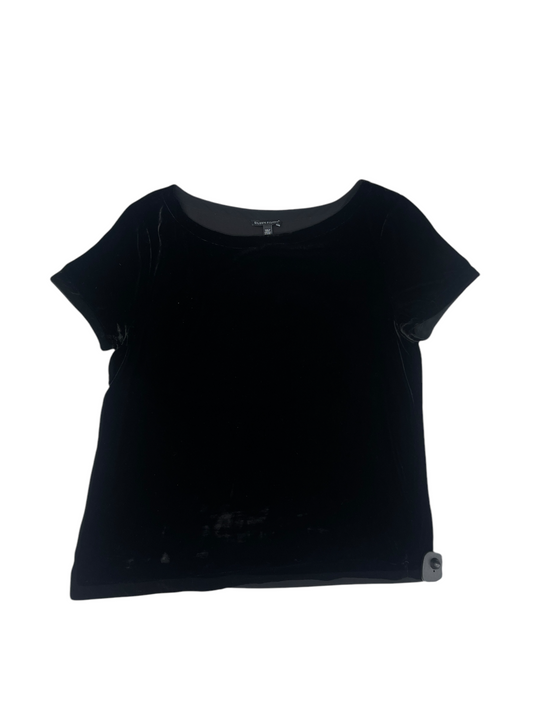 Top Short Sleeve By Eileen Fisher In Black, Size: S