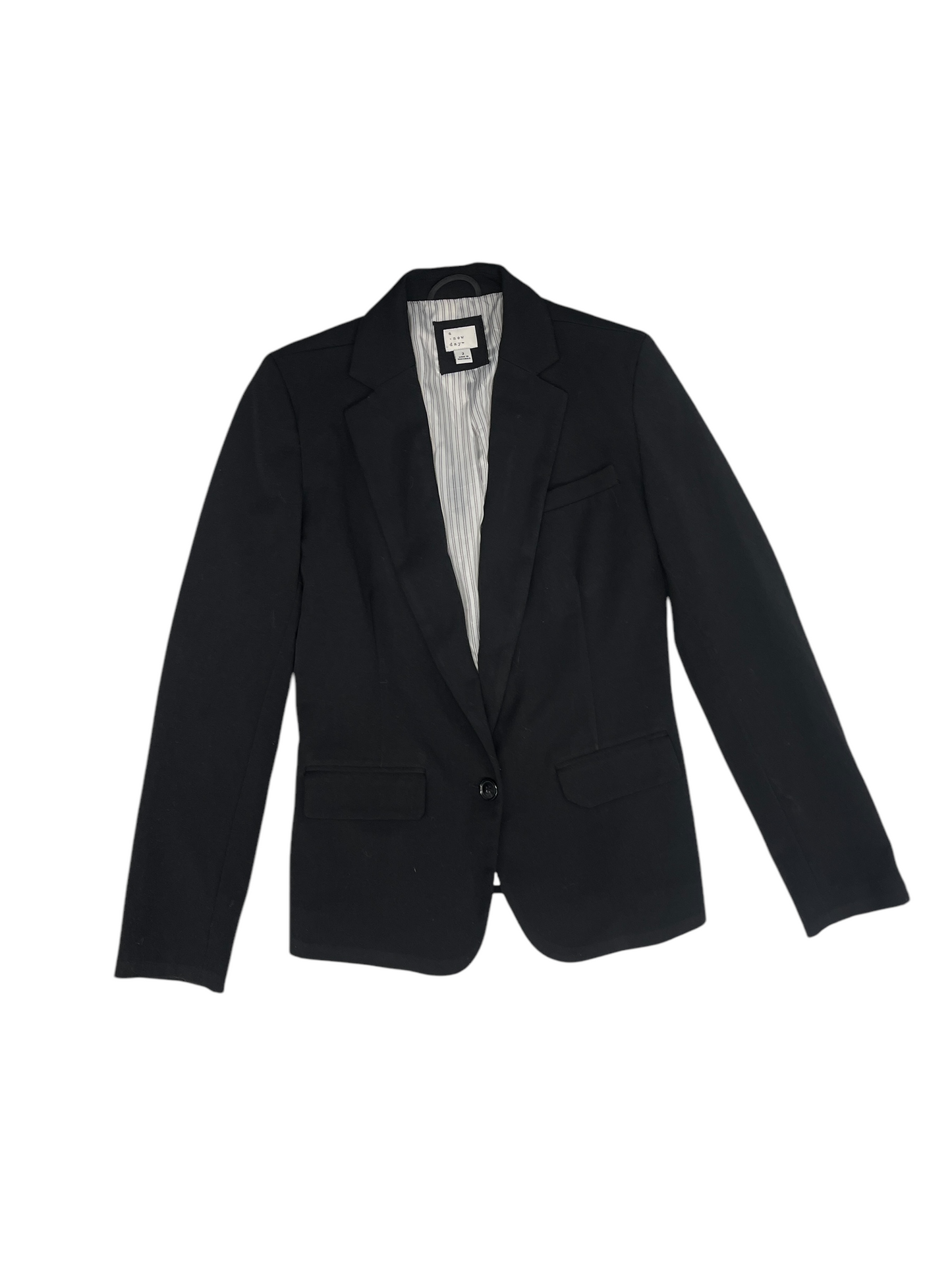 Blazer By A New Day In Black, Size: 2