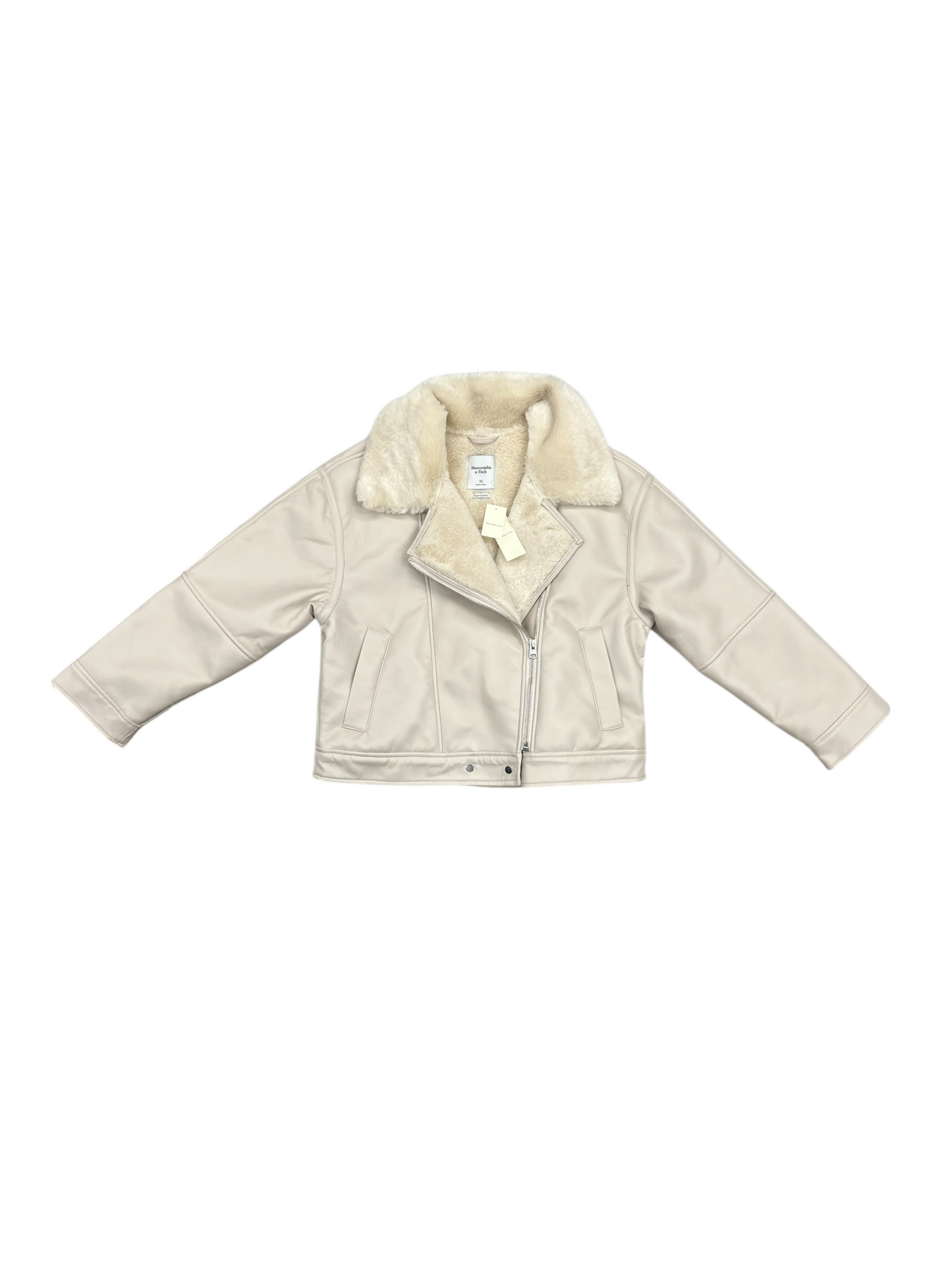 Coat Other By Abercrombie And Fitch In Cream, Size: Xl