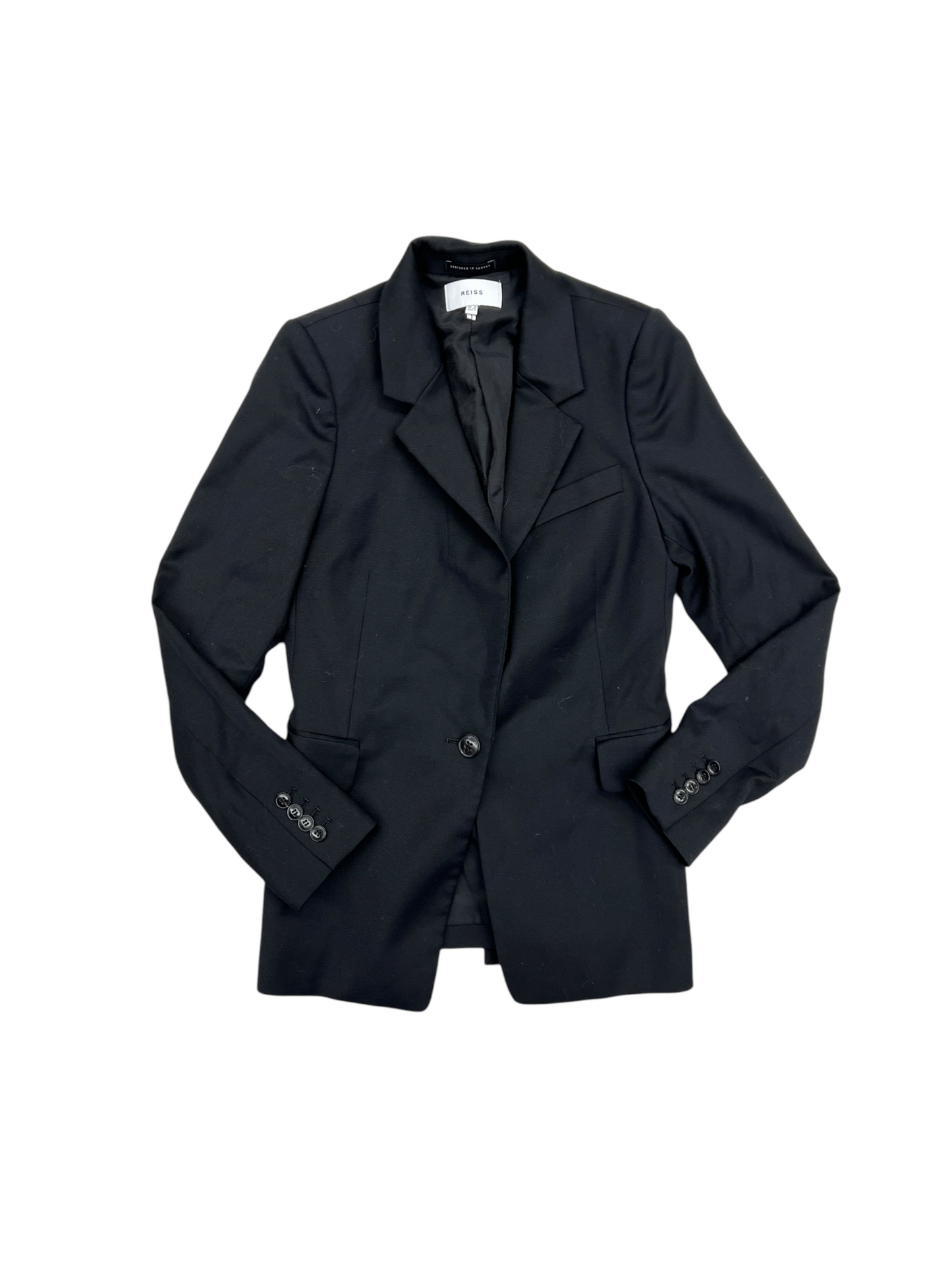 Blazer By Reiss In Black, Size: 4