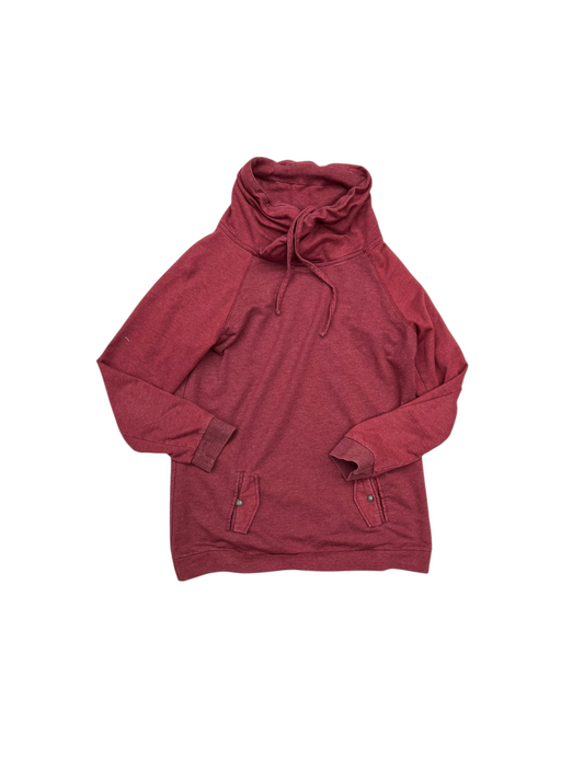 Sweatshirt Collar By Relativity In Maroon, Size: L