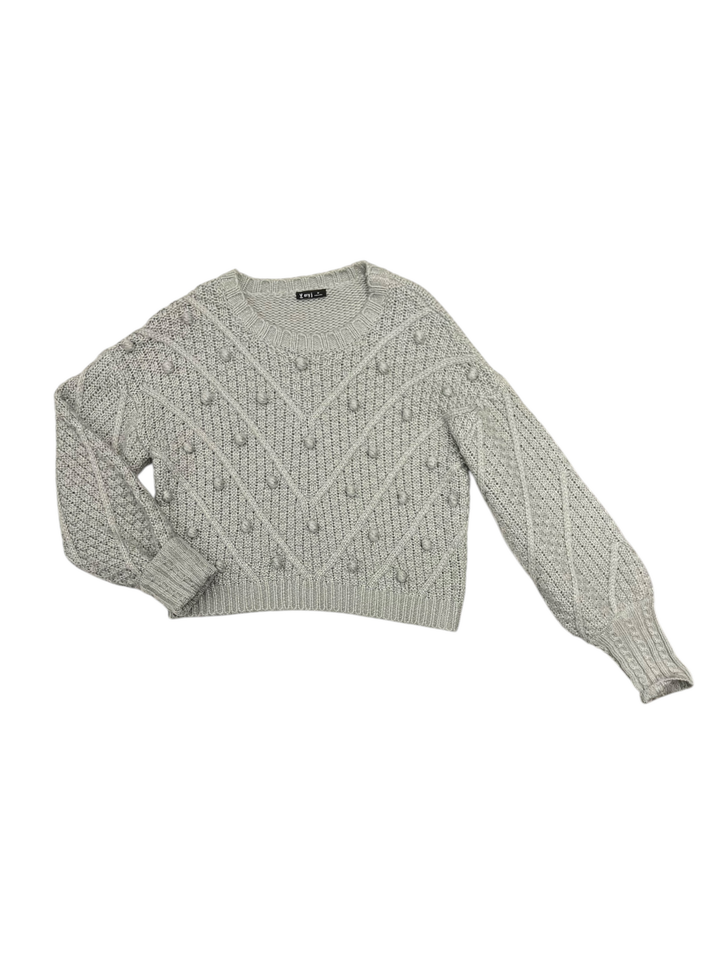 Sweater By Very J In Grey, Size: M