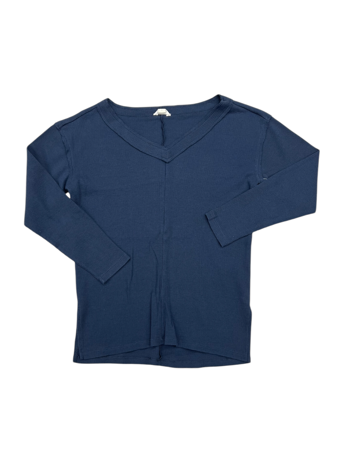 Top Long Sleeve By Caslon In Blue, Size: S