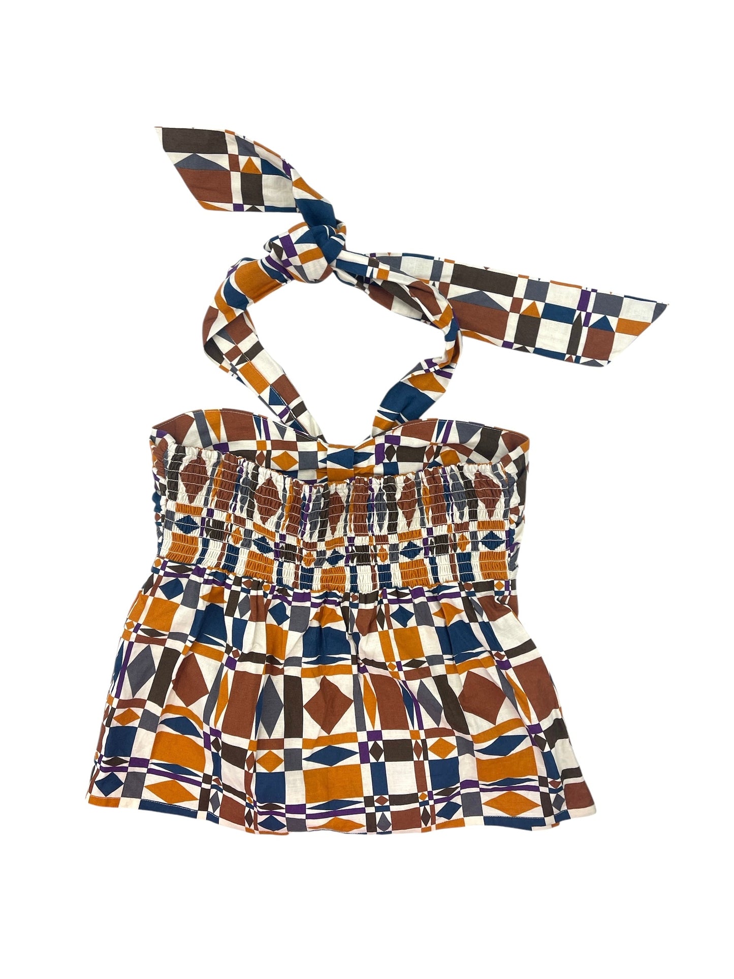 Top Sleeveless By Sezane In Geometric Pattern