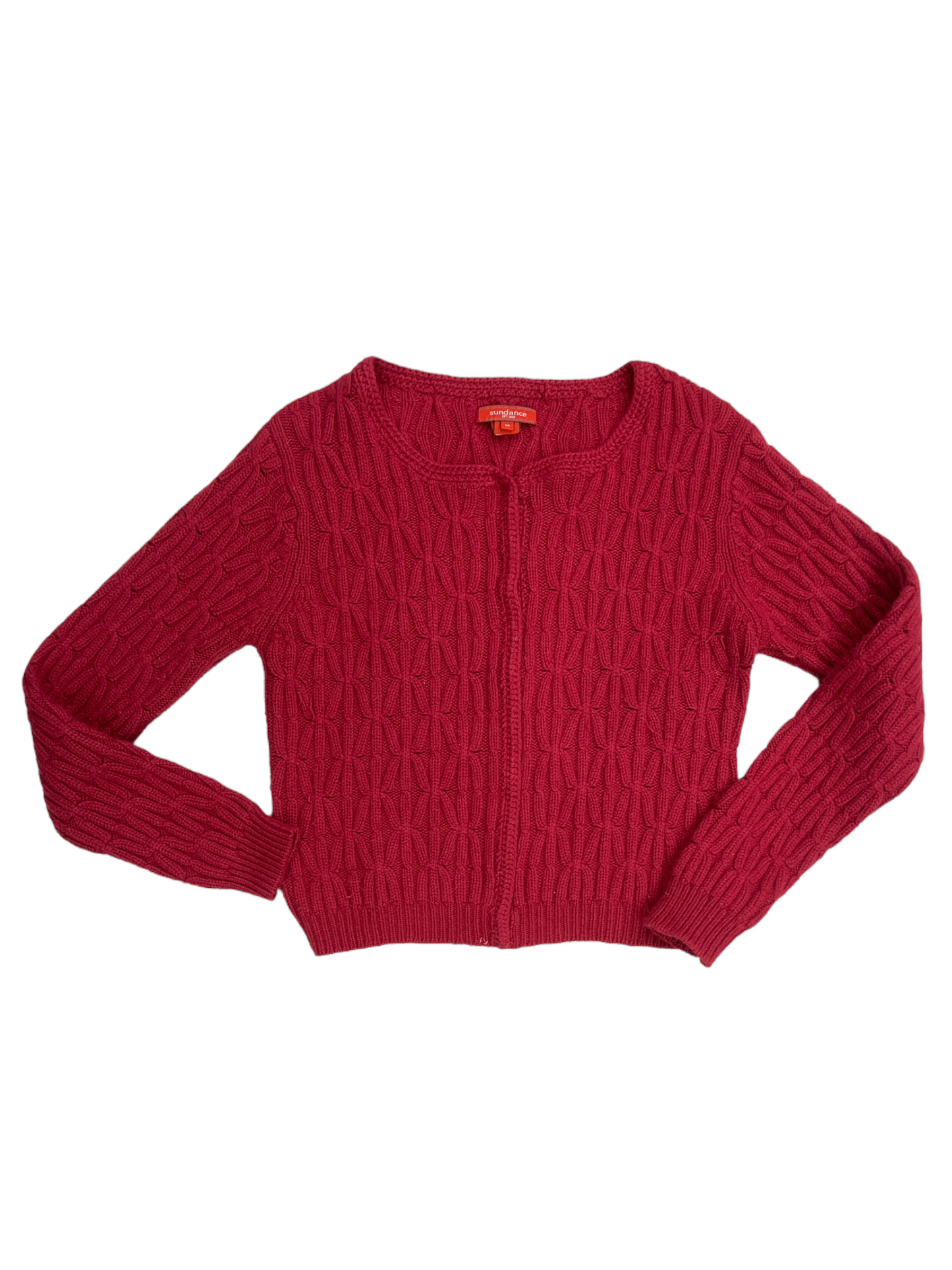 Sweater Cardigan By Sundance In Red, Size: M