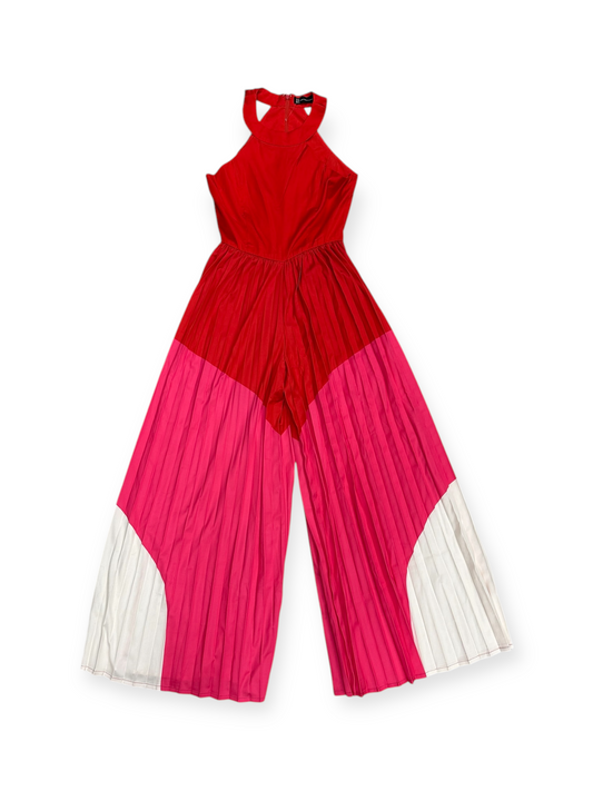 Jumpsuit By New York And Co In Pink & Red, Size: Xs