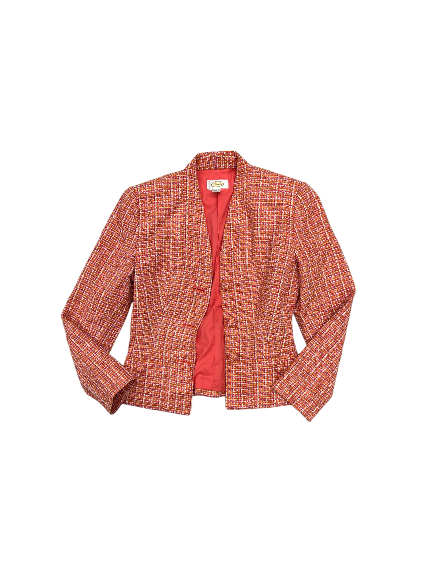 Blazer By Talbots In Orange, Size: 4