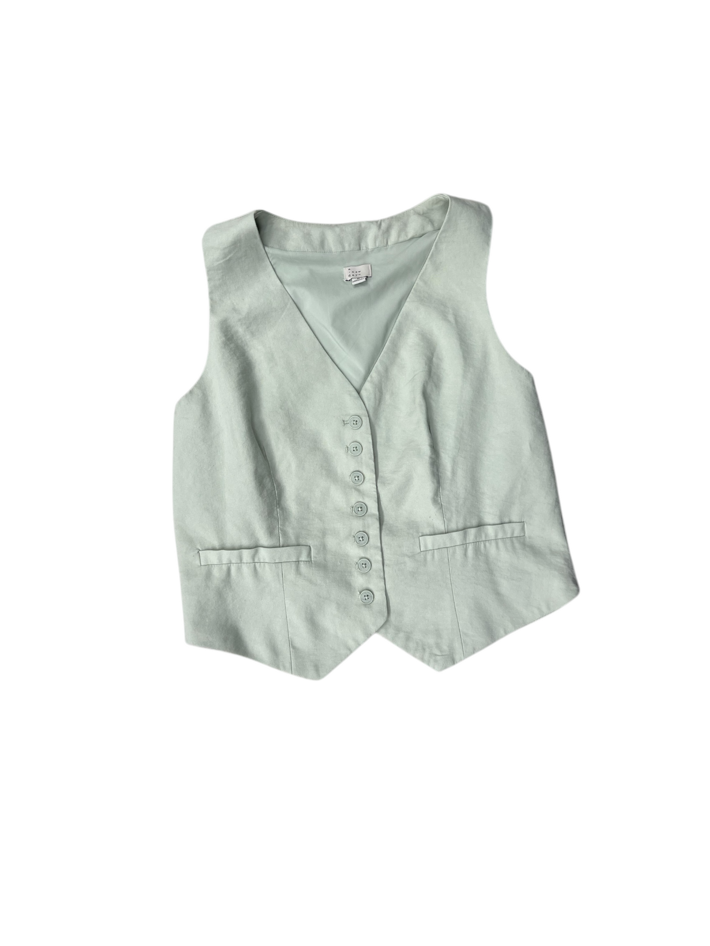 Vest Other By A New Day In Green, Size: M