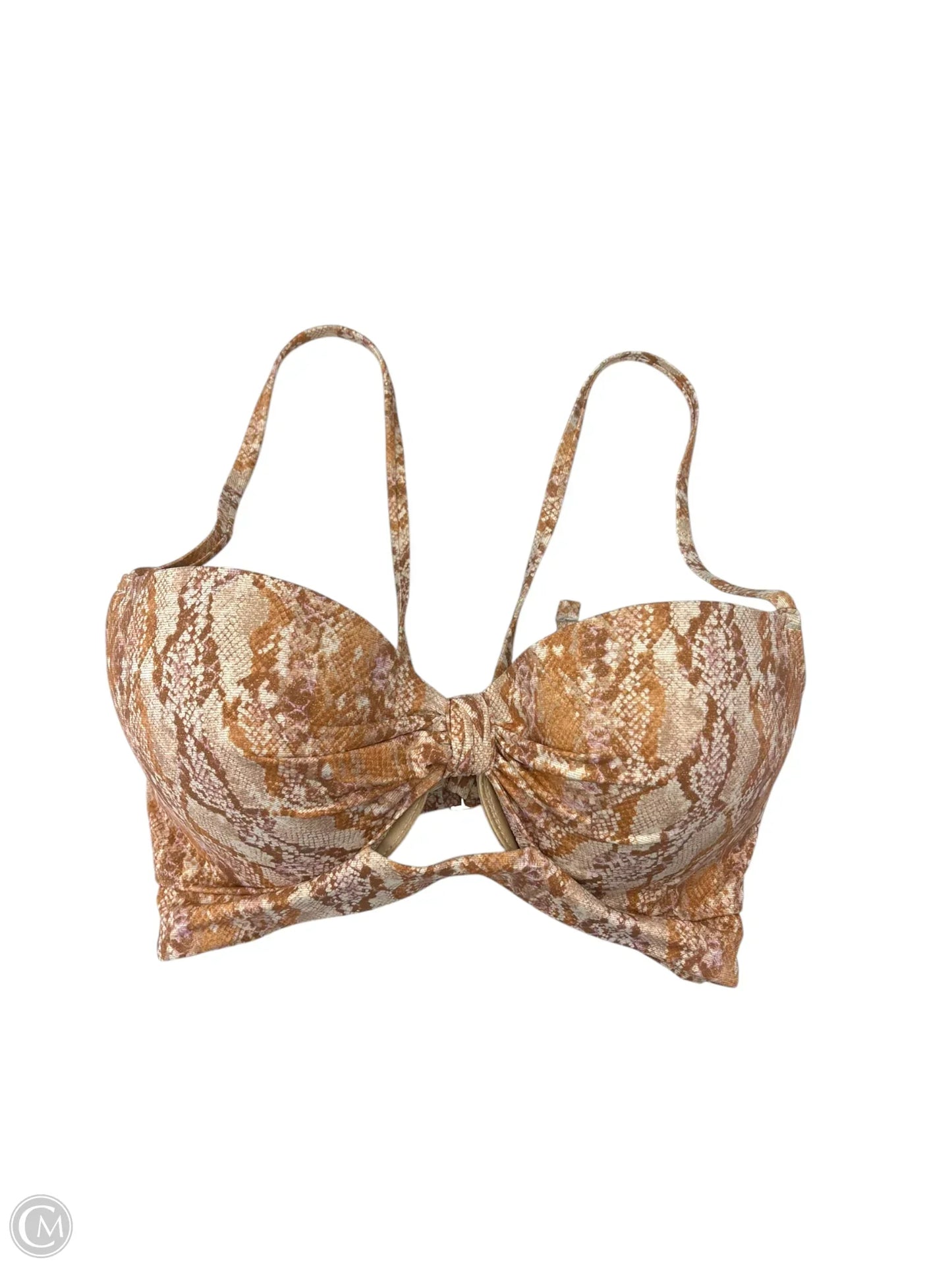 Swimsuit Top By Shade & Shore In Animal Print, Size: 0