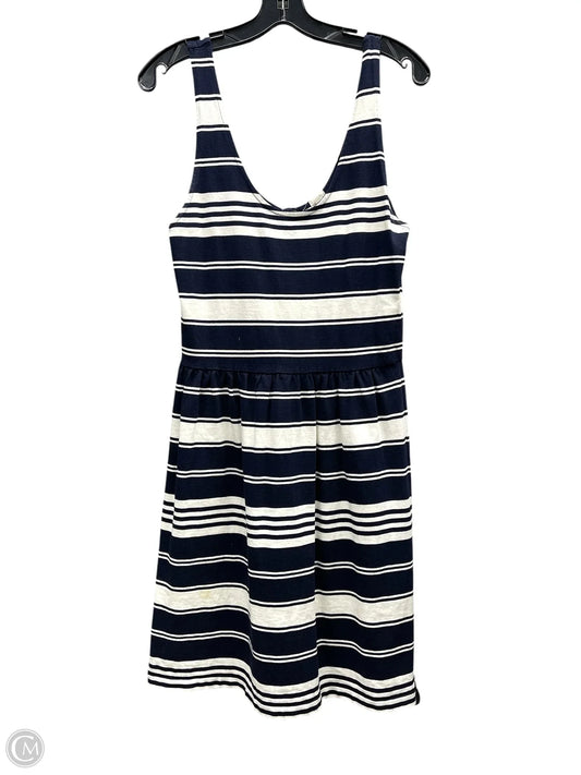 Dress Casual Midi By J. Crew In Striped Pattern, Size: M