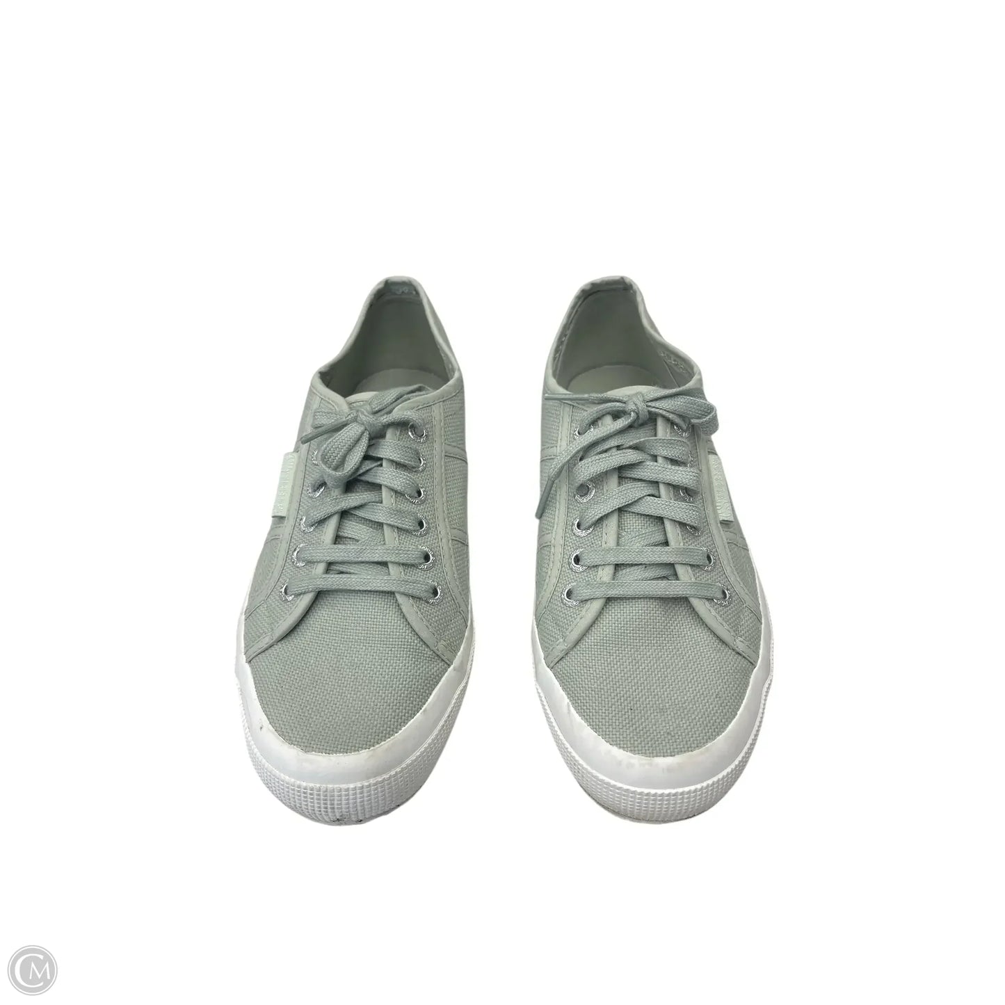 Shoes Athletic By Superga In Green, Size: 8