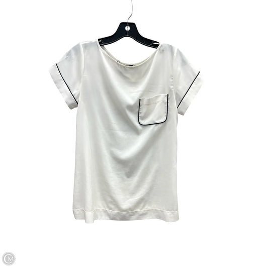 Top Short Sleeve By French Connection In White, Size: S