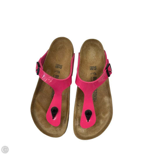 Sandals Flats By Birkenstock In Pink