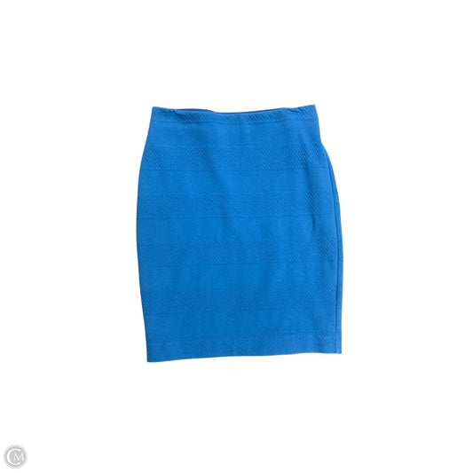 Skirt Midi By Ann Taylor In Blue, Size: 2