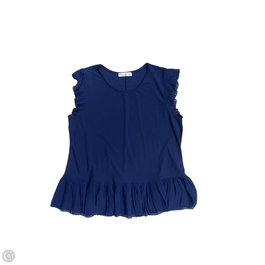 Top Short Sleeve By 89th And Madison In Blue, Size: L