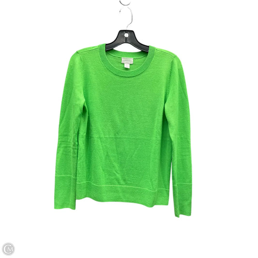 Top Long Sleeve By Caslon In Green, Size: M