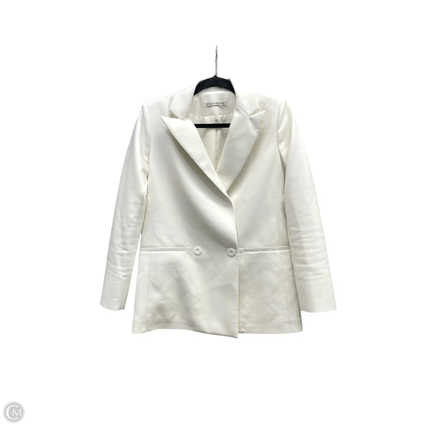 Blazer Designer By Alice + Olivia In Ivory, Size: 0