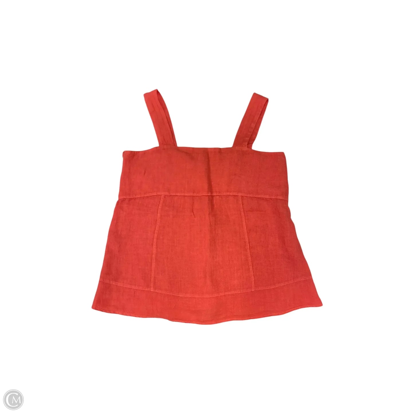Top Sleeveless By Clothes Mentor In Orange, Size: M