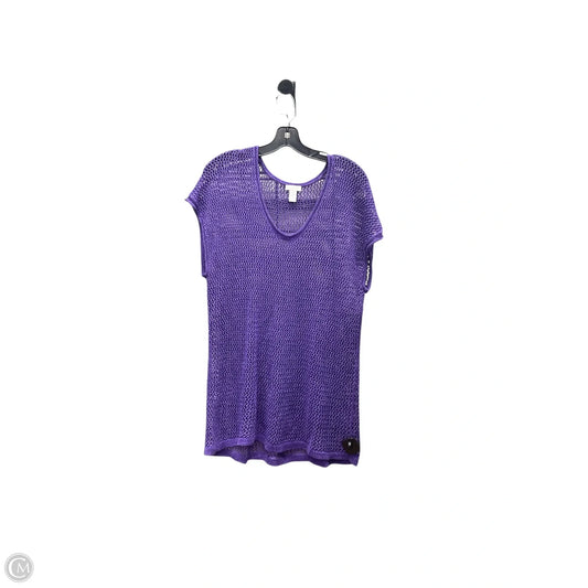 Swimwear Cover-up By Chicos In Purple, Size: L