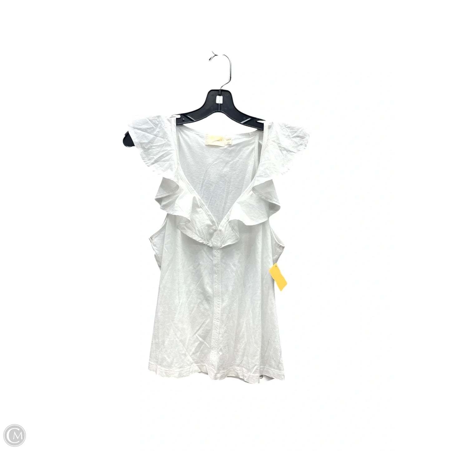 Top Sleeveless By Nation In White, Size: L