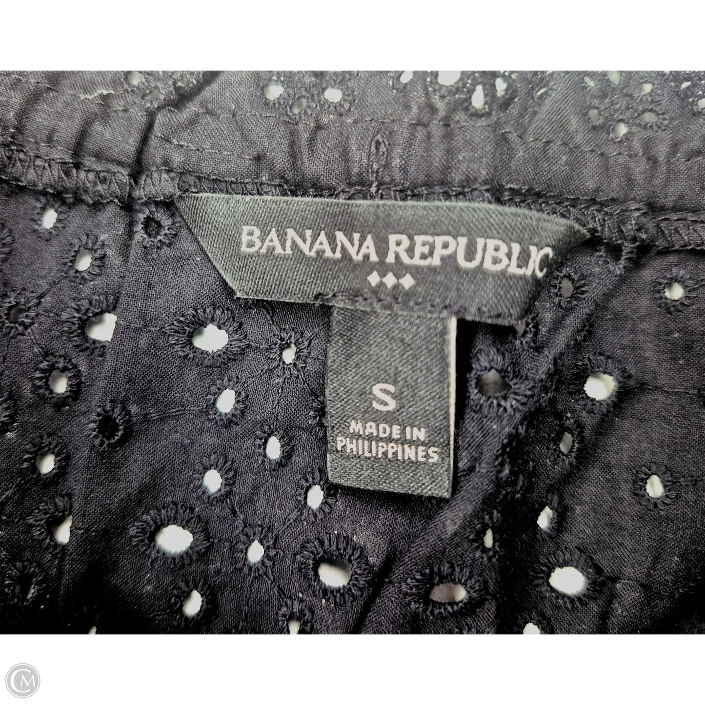 Top Sleeveless By Banana Republic In Black, Size: S