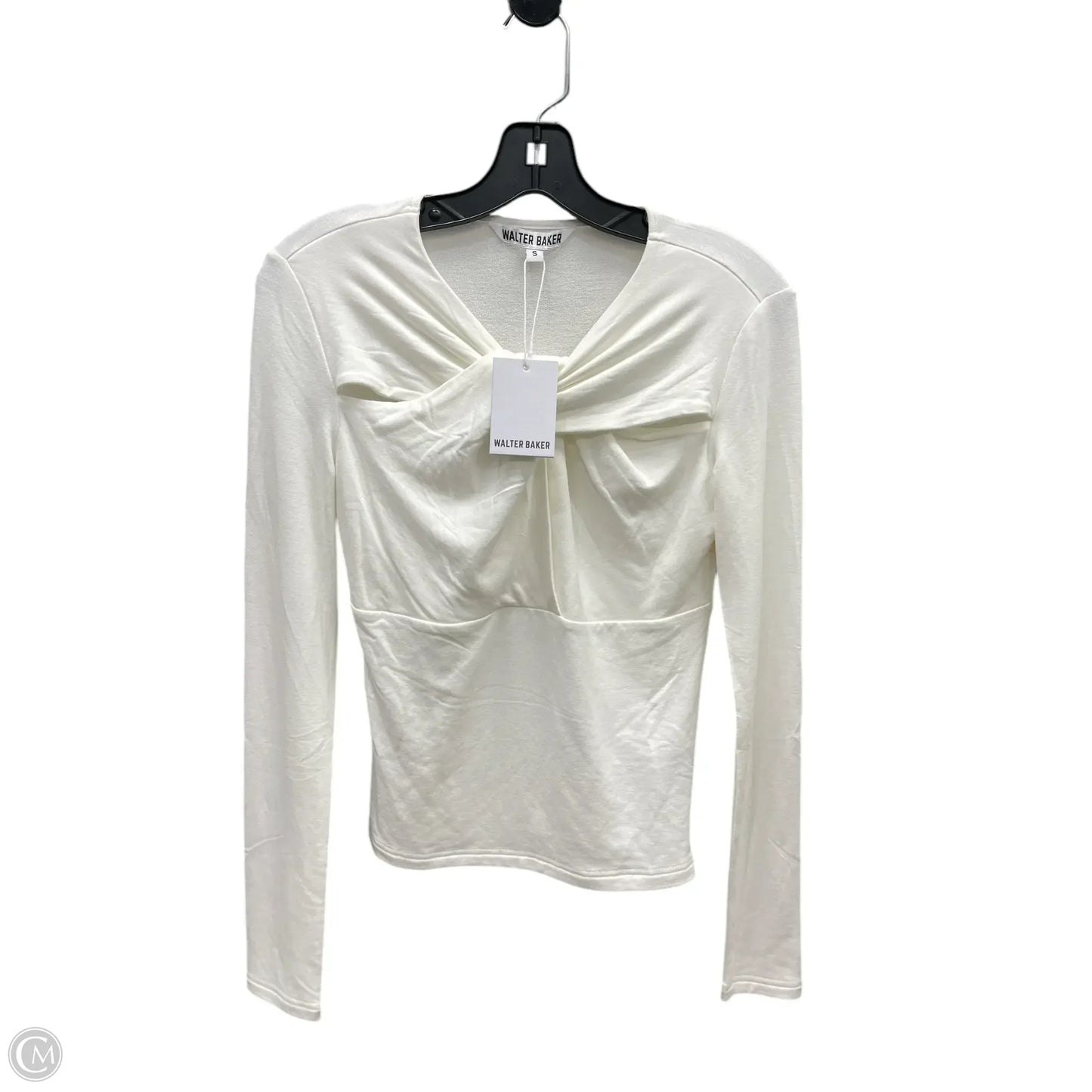 Top Long Sleeve By Walter Baker In White, Size: S