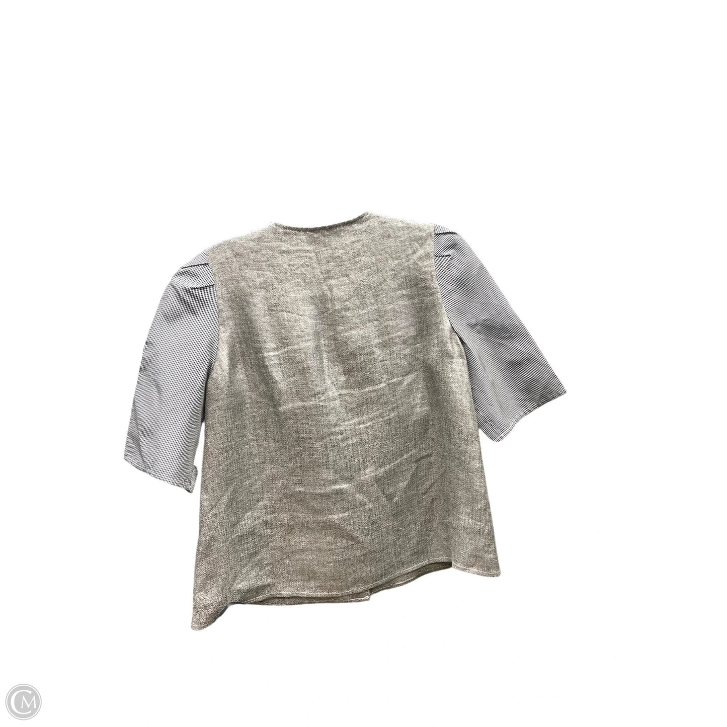 Top Short Sleeve by Creatures of the Wind In Black & Tan, Size: 2