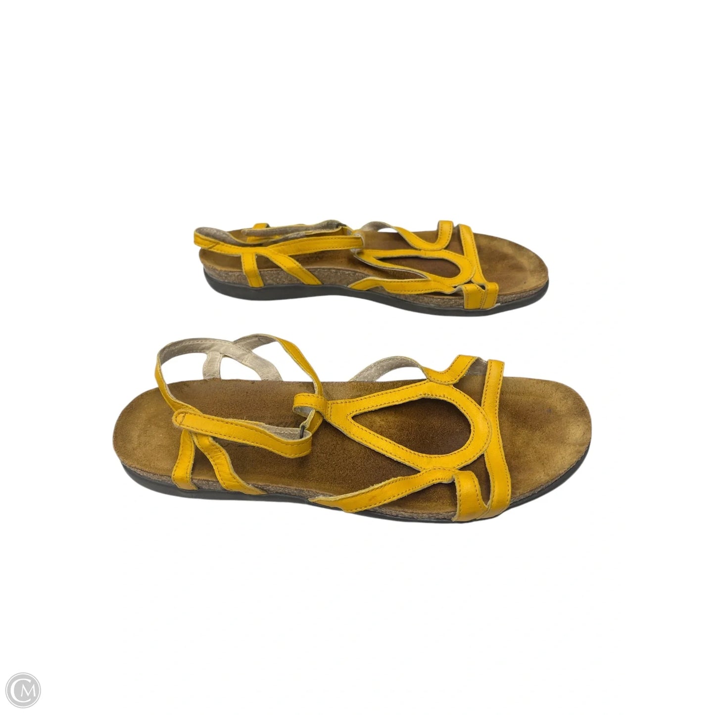 Sandals Flats By Minnetonka In Yellow, Size: 9