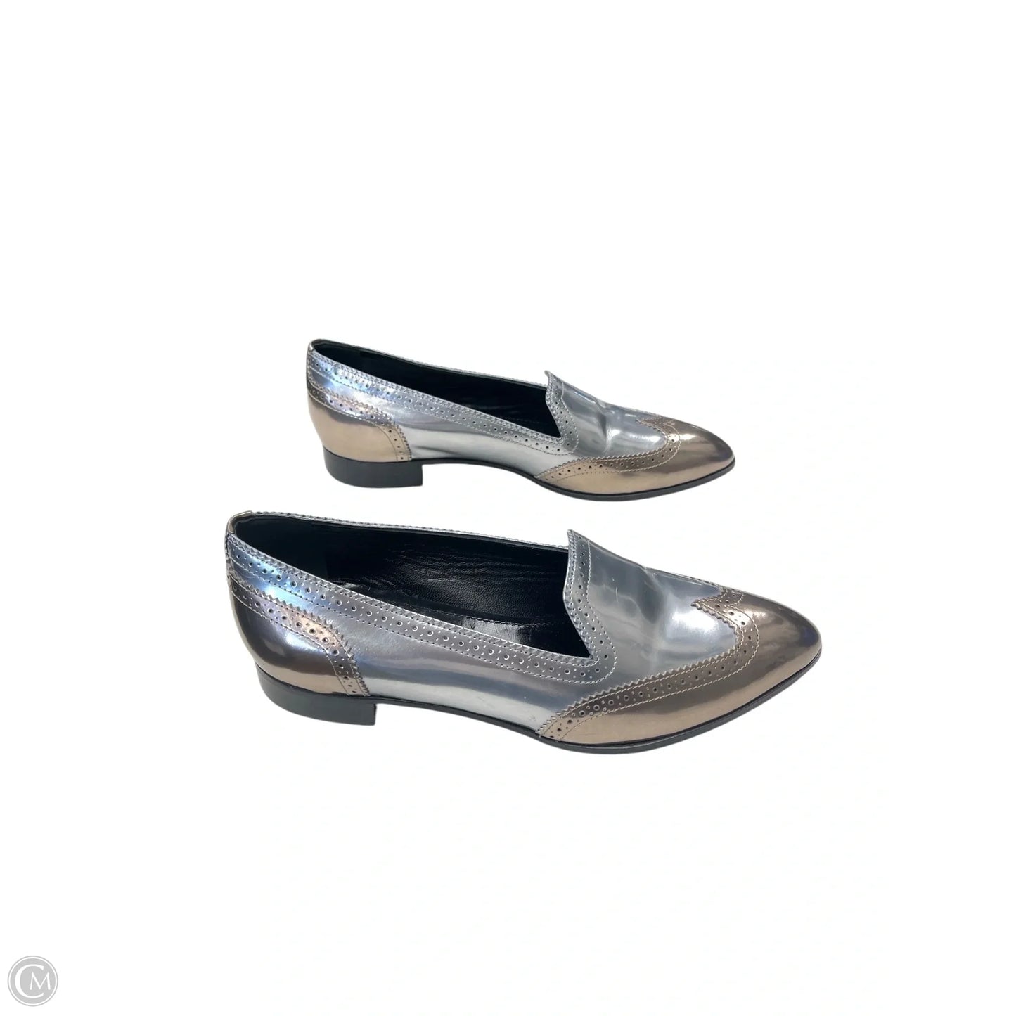 Shoes Designer By Sergio Rossi In Gold & Silver