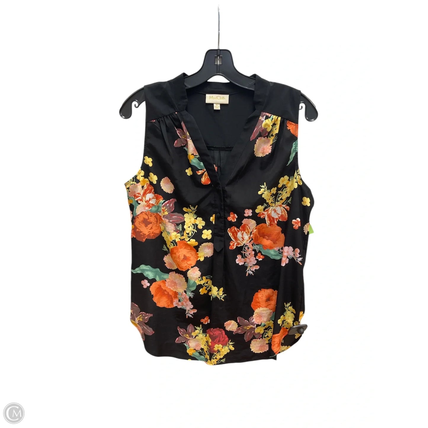 Top Sleeveless By Modcloth In Floral Print, Size: S