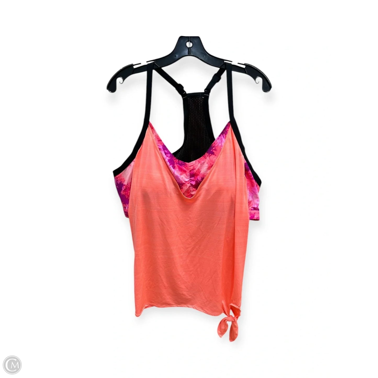 Athletic Tank Top By Zero Xposure In Orange & Pink, Size: 3x