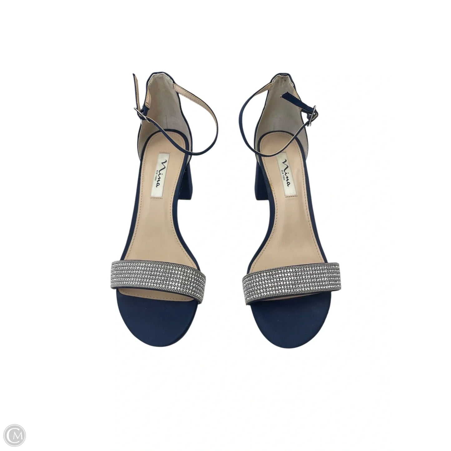 Shoes Heels Block By Nina In Blue, Size: 8.5