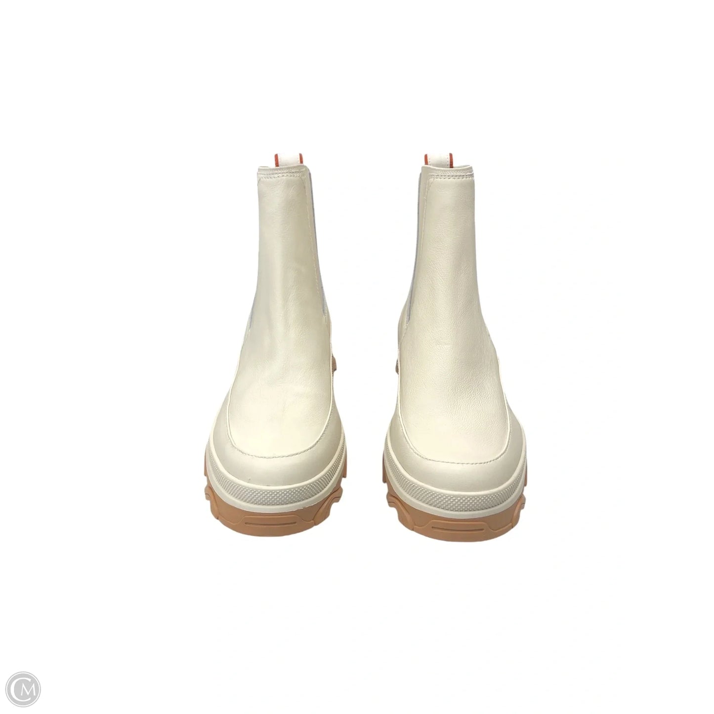 Boots Ankle Heels By Sorel In Cream, Size: 9