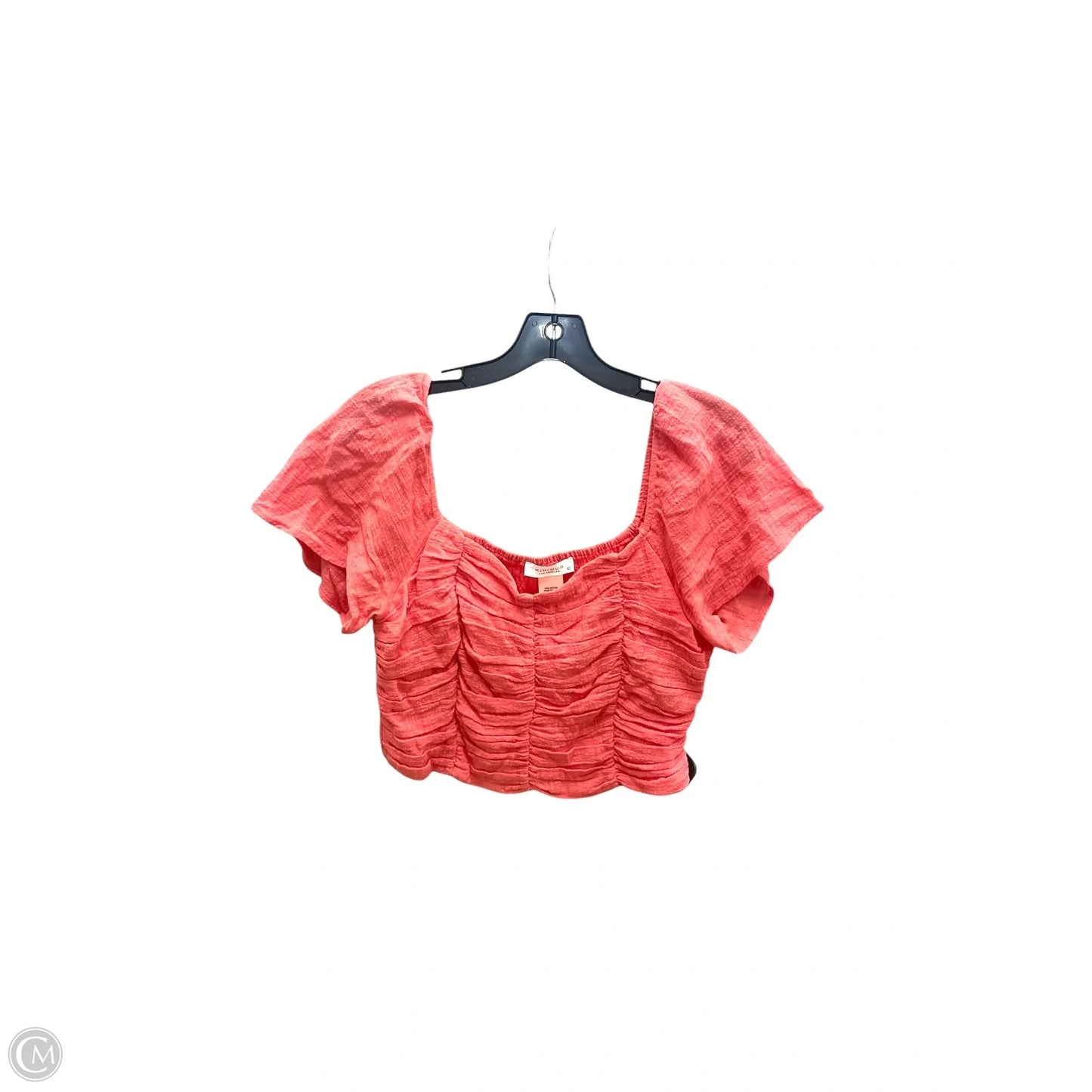 Top Sleeveless By Kirious In Coral, Size: L