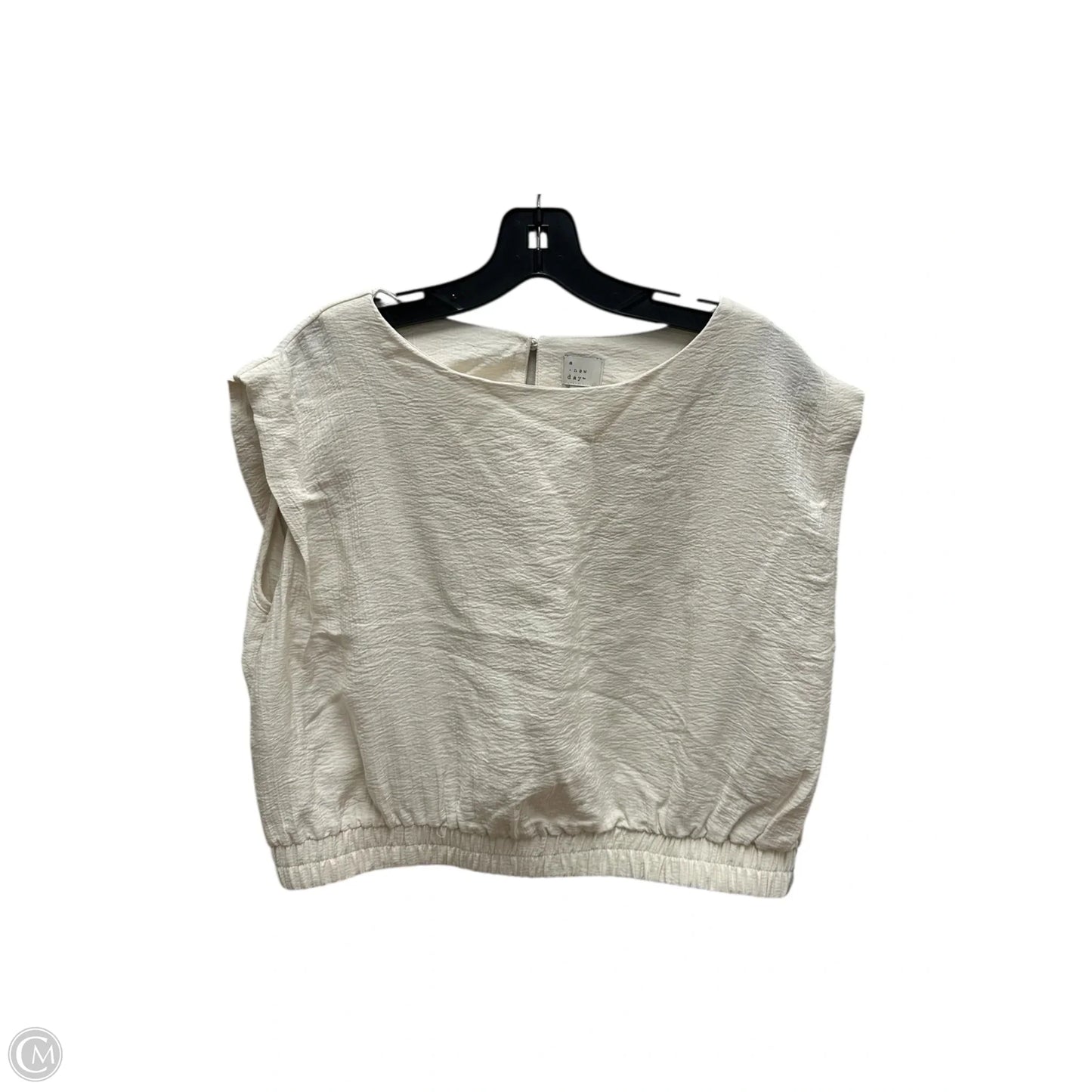 Top Sleeveless By A New Day In Ivory, Size: Xl
