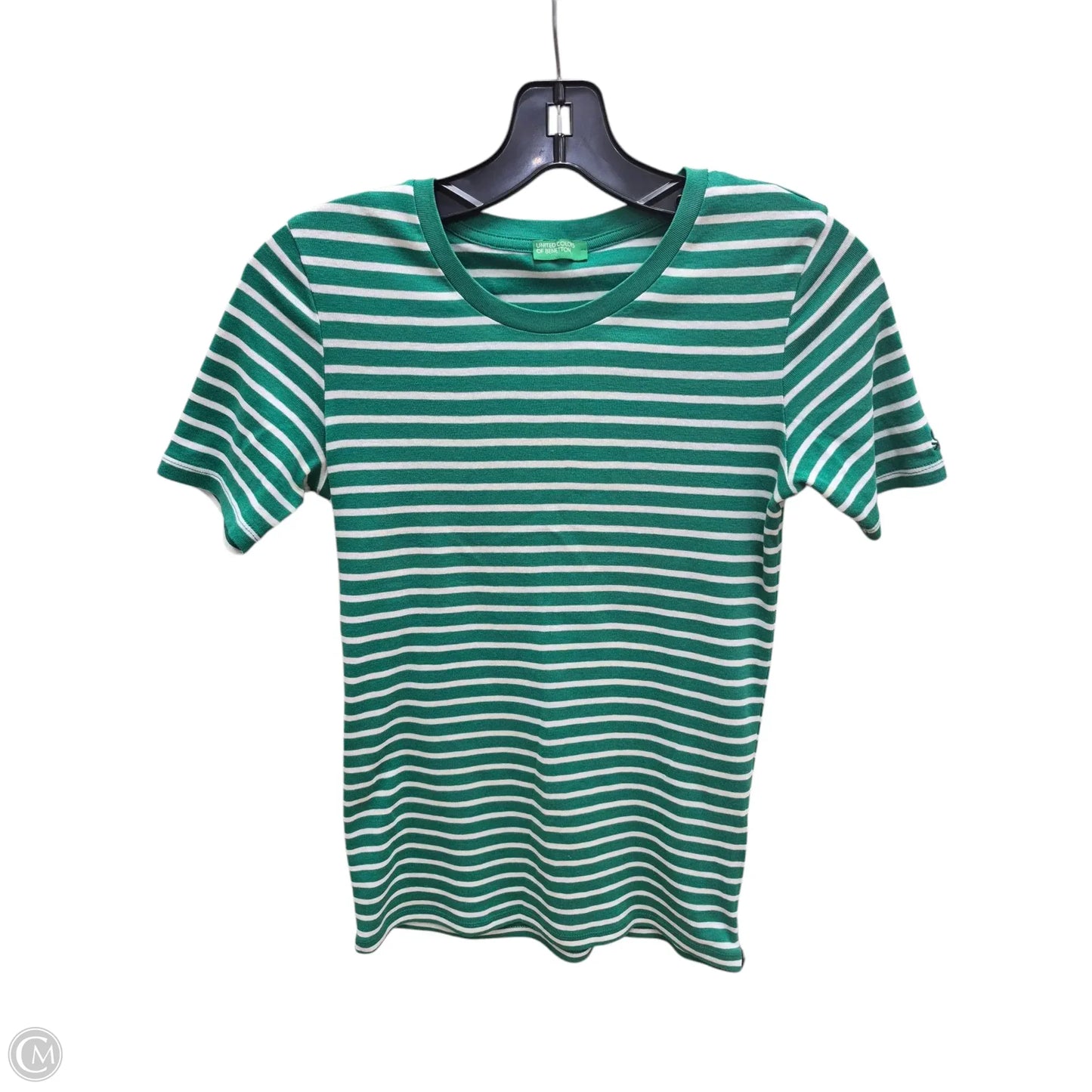 Top Short Sleeve By Clothes Mentor In Striped Pattern, Size: Xs