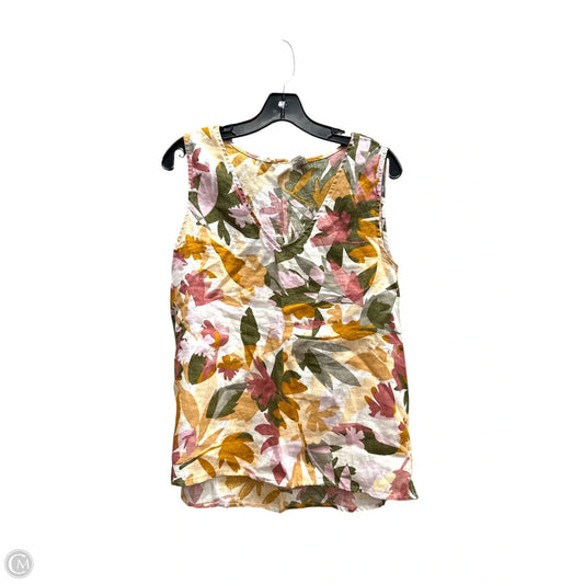 Top Sleeveless By Joie In Multi-colored, Size: L