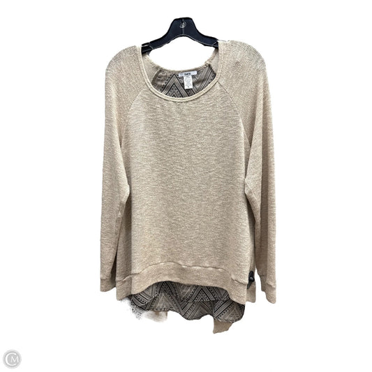 Sweater By Bar Iii In Beige, Size: Xl