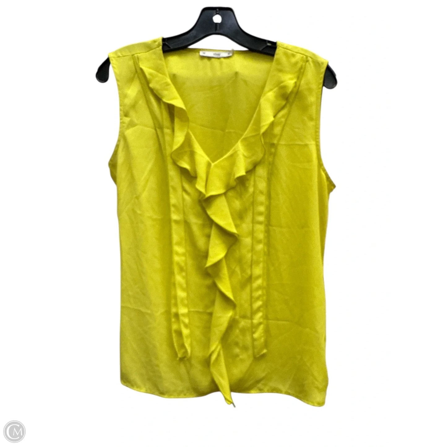 Top Sleeveless By Sioni In Green, Size: M