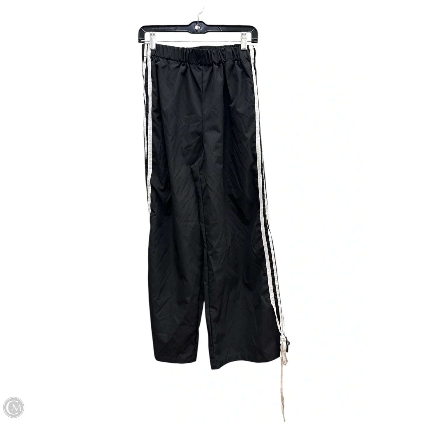 Athletic Pants By Shein In Black & White, Size: L