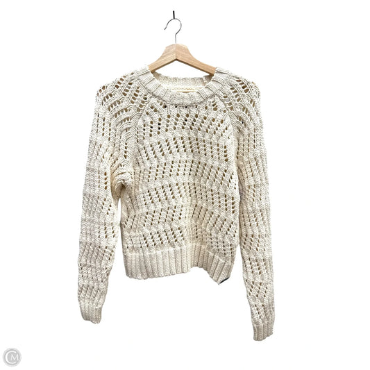 Sweater By American Eagle In Cream, Size: S