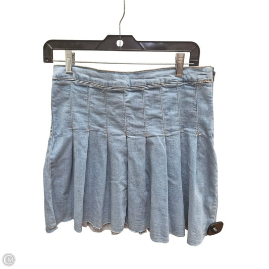 Skirt Maxi By Celebrity Pink In Blue Denim, Size: L