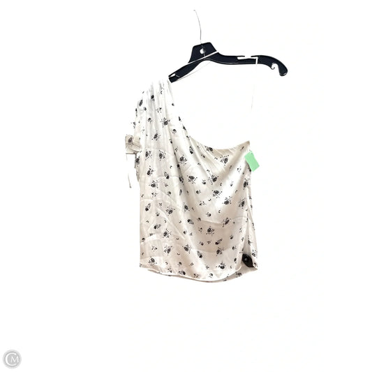 Top Sleeveless By Banana Republic In Black & White, Size: S