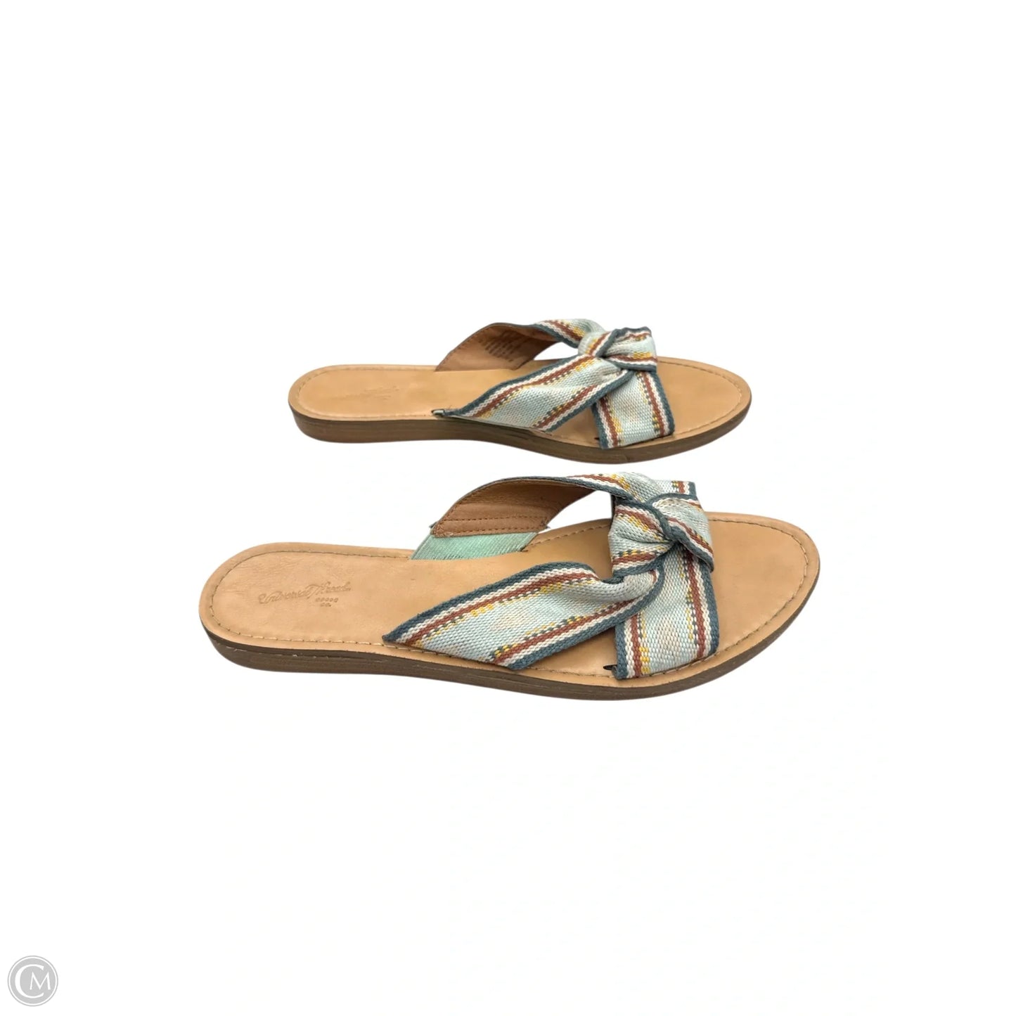 Sandals Flats By Universal Thread In Green, Size: 9.5