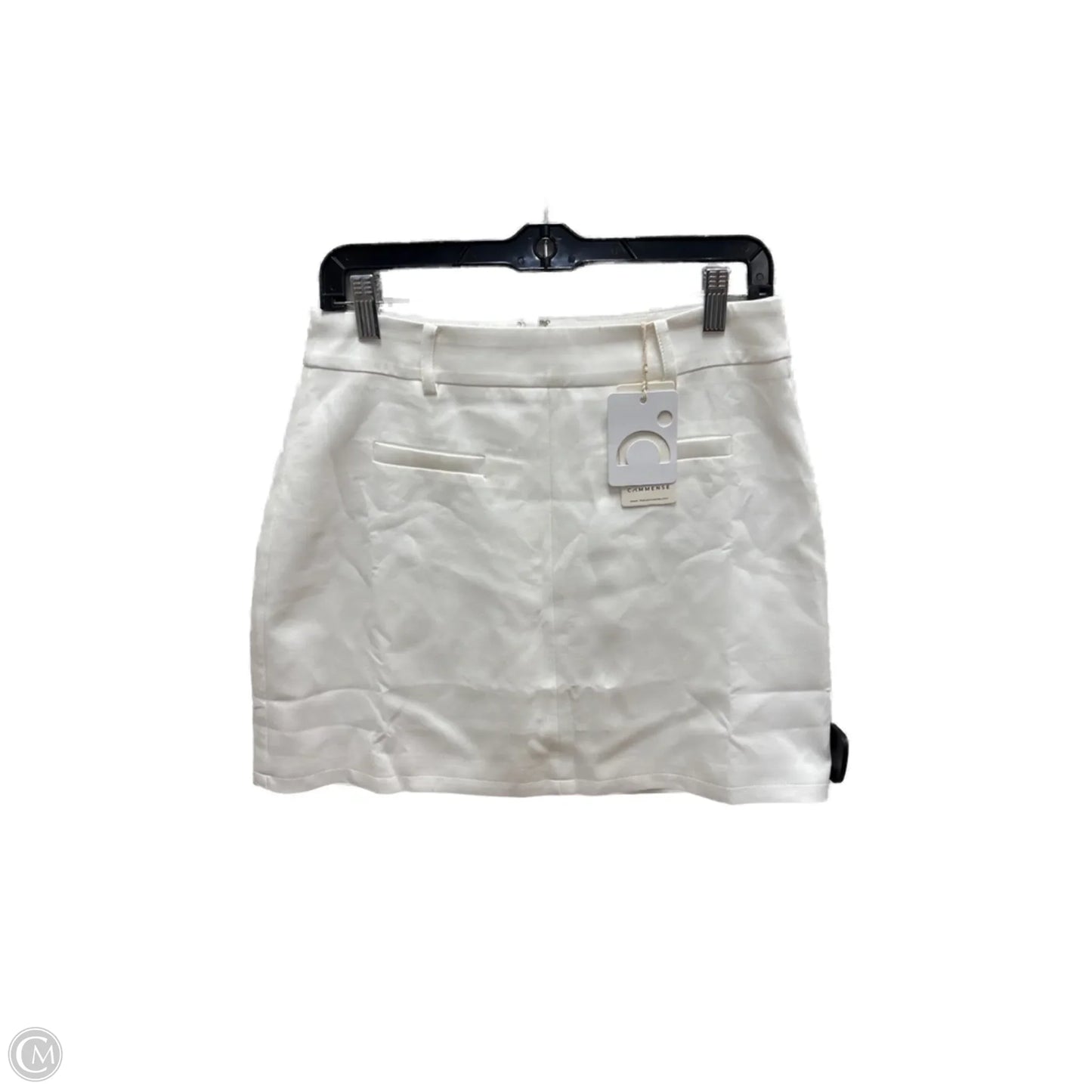Skirt Midi By Clothes Mentor In White, Size: M